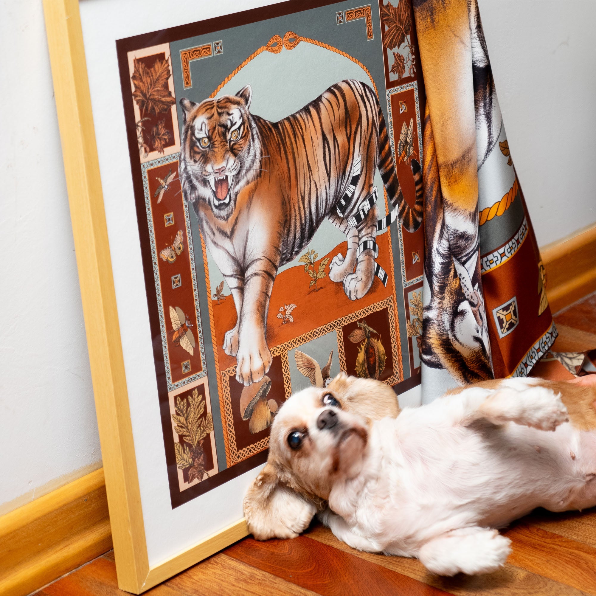 Warrior / Kaplan & Kelebek Camel- Mint 50 Cm Giclée Print