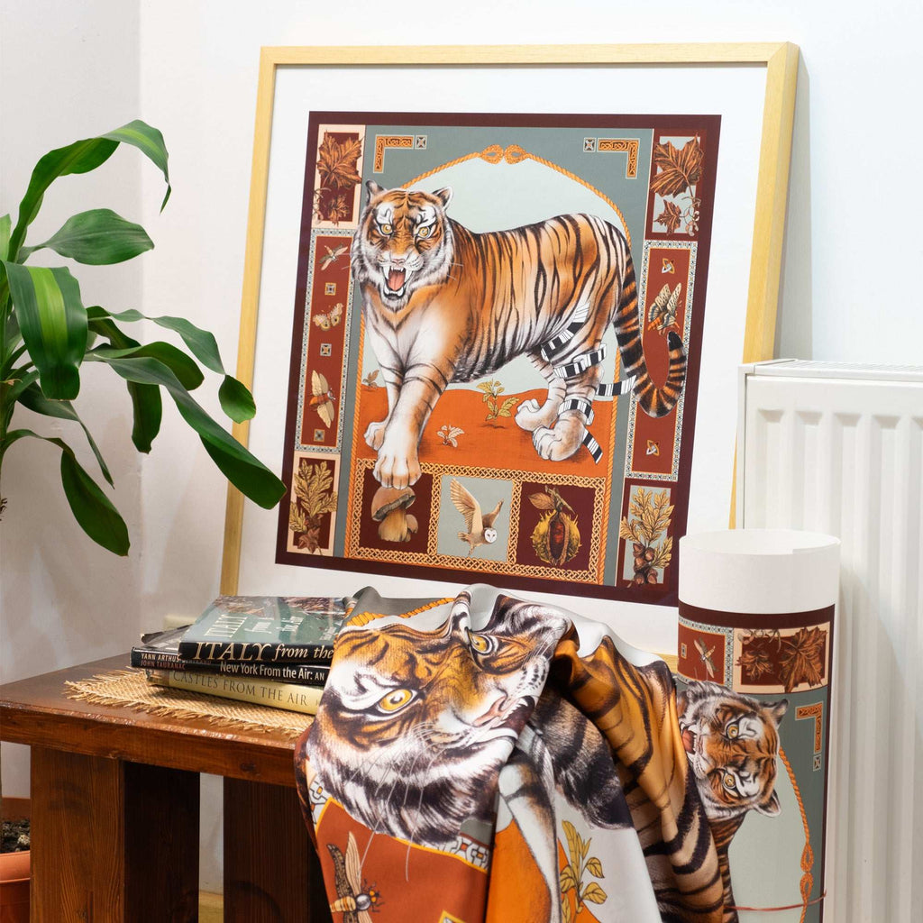 Warrior / Kaplan & Kelebek Camel- Mint 50 Cm Giclée Print